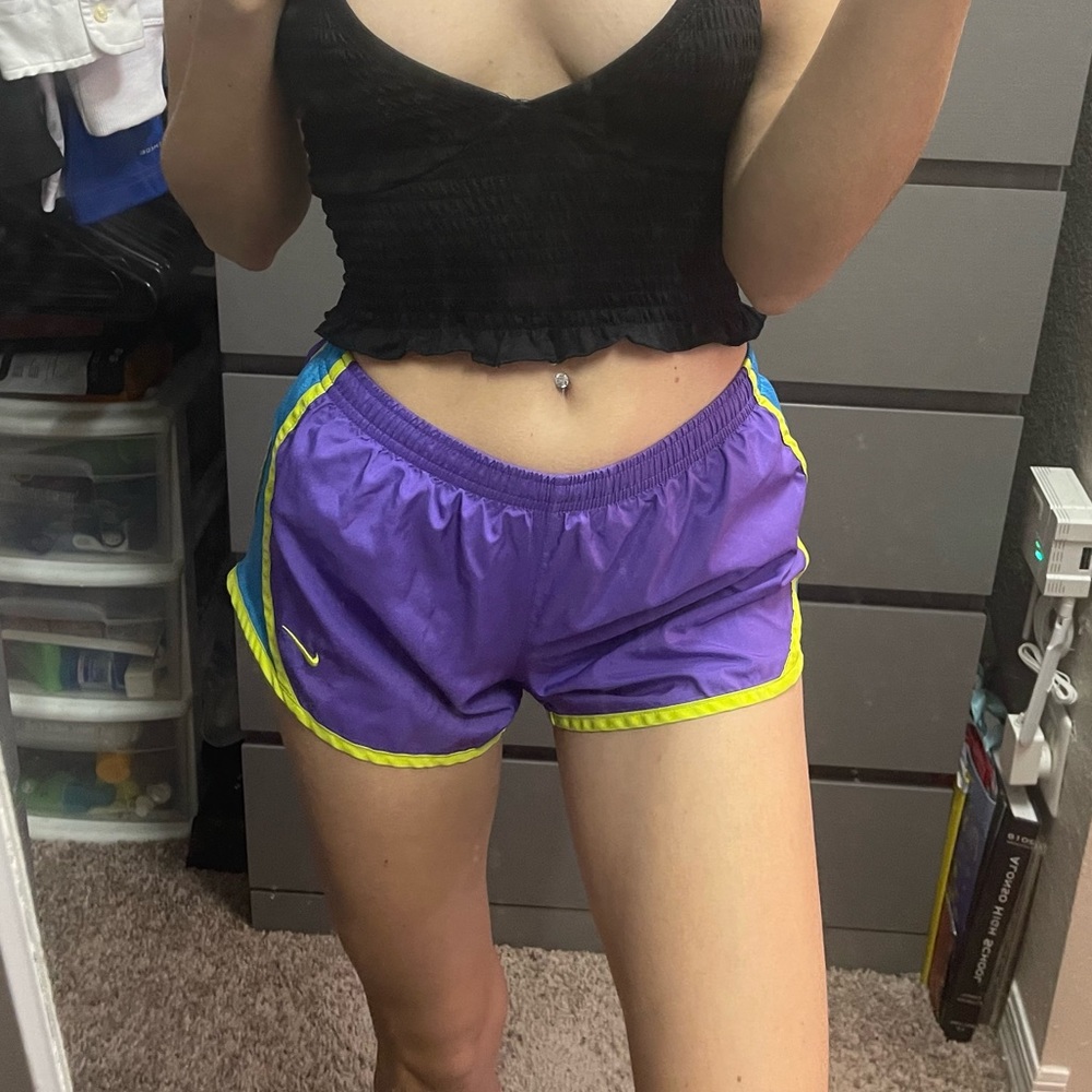 Purple Nike Running Shorts girls M '